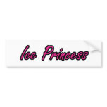 Ice Princess Bumper Stickers