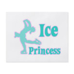 ice princess figure skating pastel design flyers