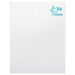 ice princess figure skating pastel design letterhead design