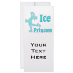 ice princess figure skating pastel design rack cards