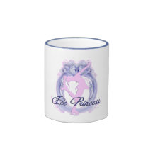 Ice Princess Pink/Purple Coffee Mugs