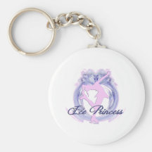 Ice Princess Pink/Purple Key Chain