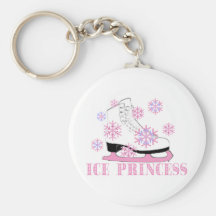 Ice Princess Skate Keychains