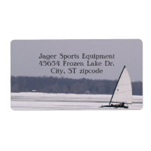 Ice Sailing address label
