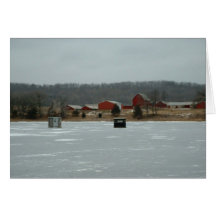 Ice shacks card