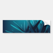 Ice Shards Bumper Stickers