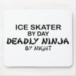 Ice Skater Deadly Ninja by Night Mousepads