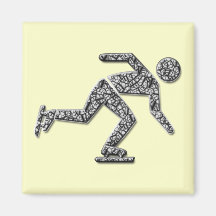 Ice Skater Speeds Magnets