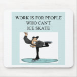 ice skater's delight mousepads