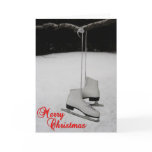 Ice Skates Christmas Card