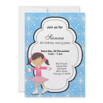 Ice Skating Birthday (Blue)