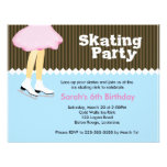 Ice Skating Birthday Invitation