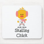 Ice Skating Chick Mousepad
