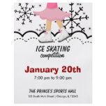 Ice Skating Competition (White) flyers