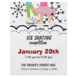 Ice Skating Competition (White) flyers