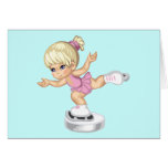 Ice Skating Girl cards