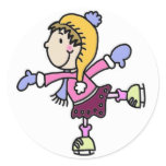 Ice Skating Girl stickers