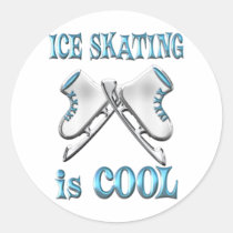 Ice Skating is Cool stickers