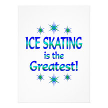 Ice Skating is the Greatest Custom Invitations