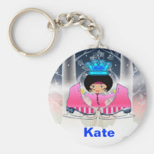 Ice Skating Key Chain