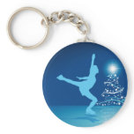 Ice Skating Keychain