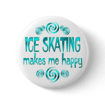 Ice Skating Makes Me Happy buttons