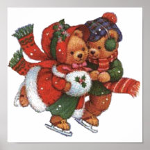 ice Skating Pair Print