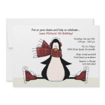 Ice Skating Party Invitation
