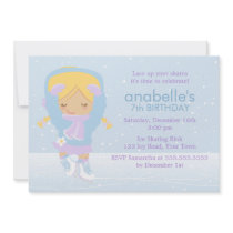 Ice Skating Party Custom Announcements