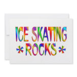 ICE SKATING ROCKS CUSTOM INVITATIONS