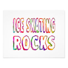 Ice Skating Rocks Invitations