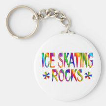 ICE SKATING ROCKS KEYCHAIN