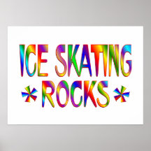 ICE SKATING ROCKS PRINT