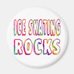 Ice Skating Rocks Refrigerator Magnets