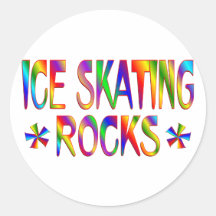 ICE SKATING ROCKS STICKERS