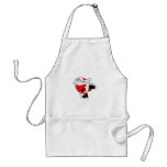 Ice Skating Santa aprons