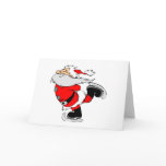 Ice Skating Santa cards