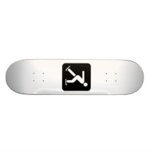 Ice Skating Sign Custom Skate Board