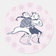 Ice Skating Sticker