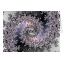 Ice Swirl  - Fractal Card