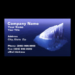 Iceberg in Clear Blue Water business cards