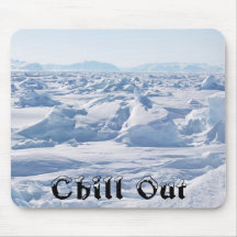 Icebergs Chill Out Mousepad