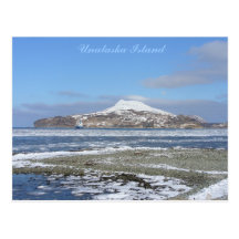 Icebergs in Captain's Bay, Unalaska Island Post Card