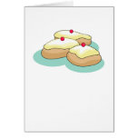 Iced Buns Greeting Cards