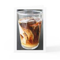 iced coffee - notecard