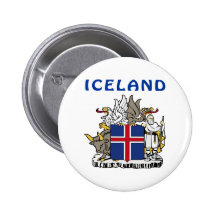 Iceland Coat Of Arms Pins