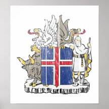 Iceland Coat Of Arms Posters