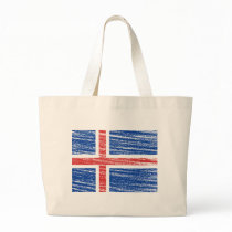 Iceland Flag Bags