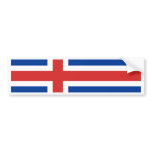 Iceland Flag Bumper Stickers
