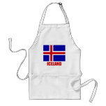 iceland_flag_iceland10x10 apron